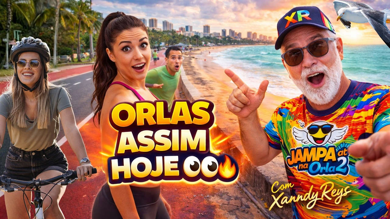 👉 JOÃO PESSOA AO VIVO 😲 | Orlas Assim HOJE 👀🔥 | Brazil Beach LIVE