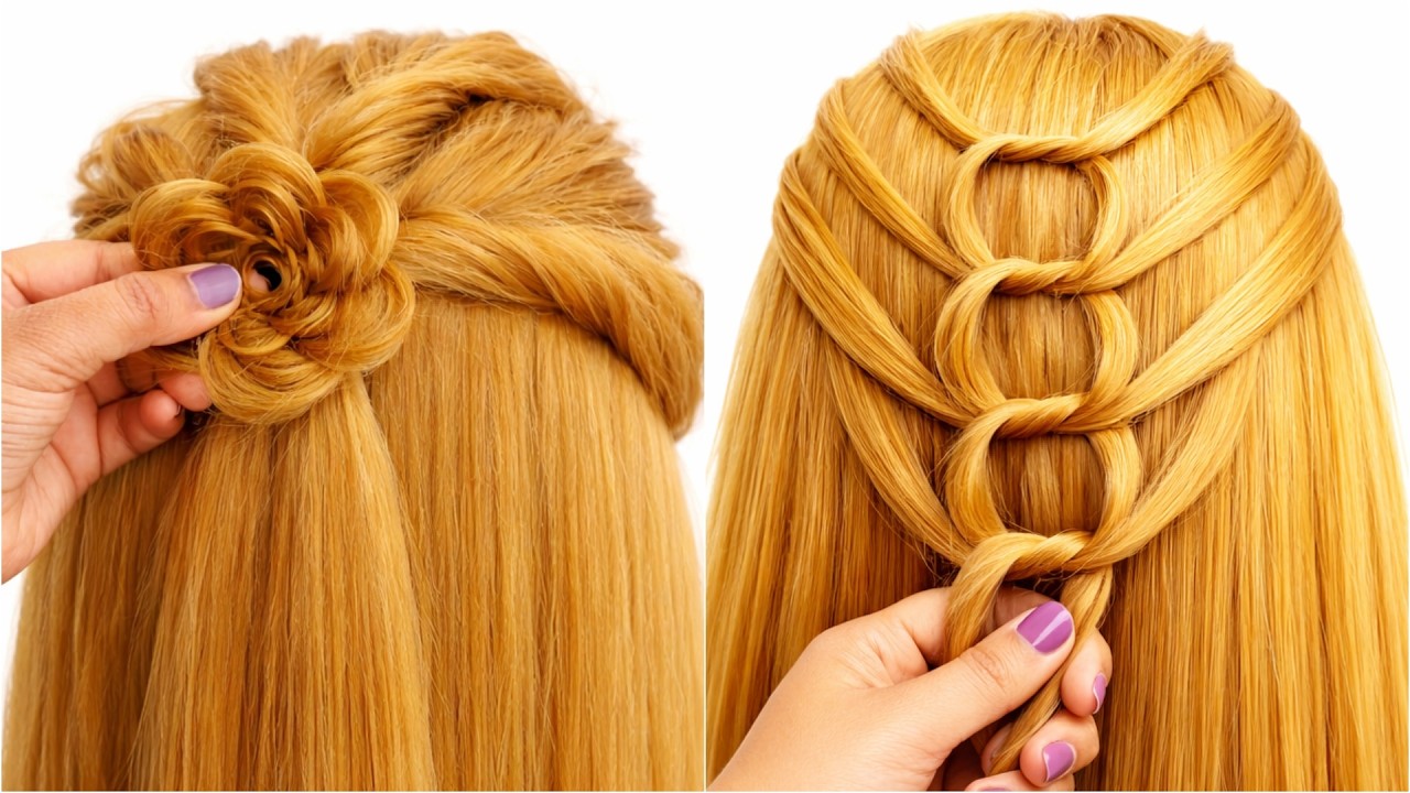 Amazing Hairstyle for Wedding Function | Party Hairstyle for Long Hair | Hairstyle for Girl