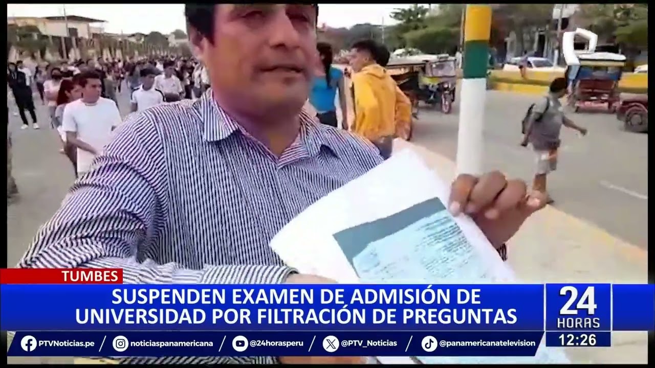 Tras filtrarse preguntas: Universidad Nacional de Tumbes suspende examen de admisión