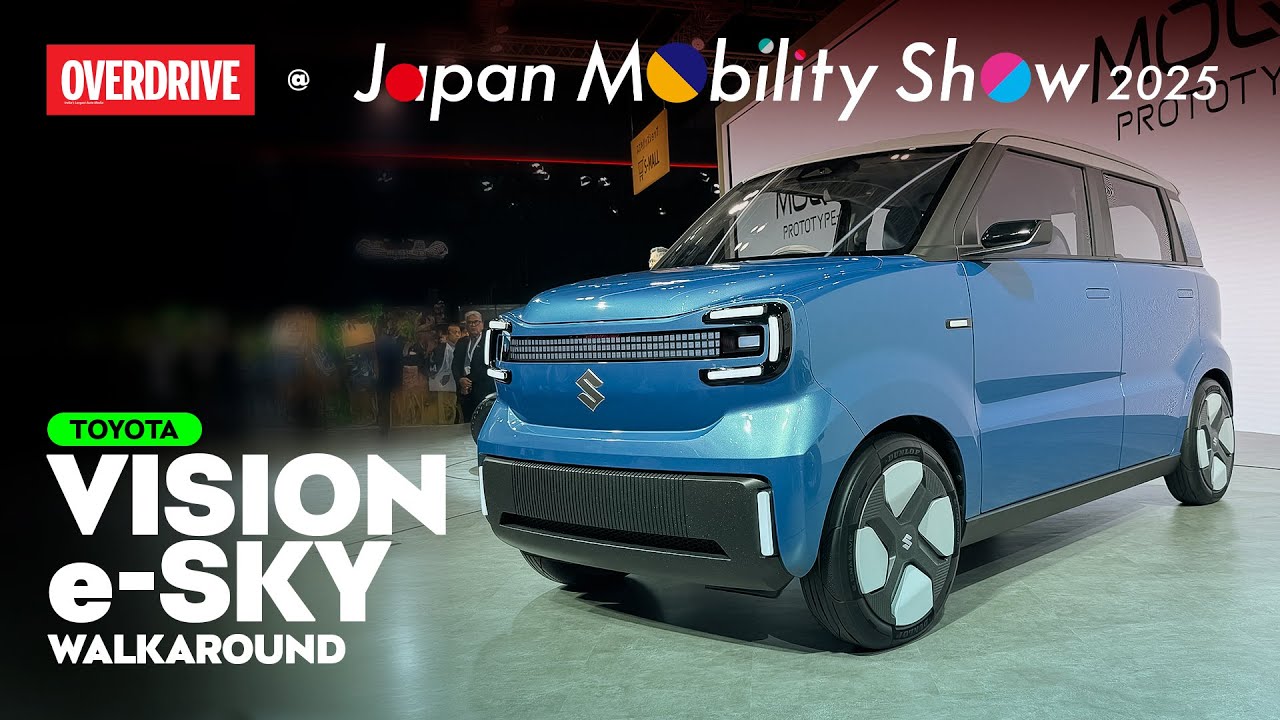 Suzuki Vision e-Sky | Обзор | Японская выставка мобильности 2025 | #OVERDRIVE