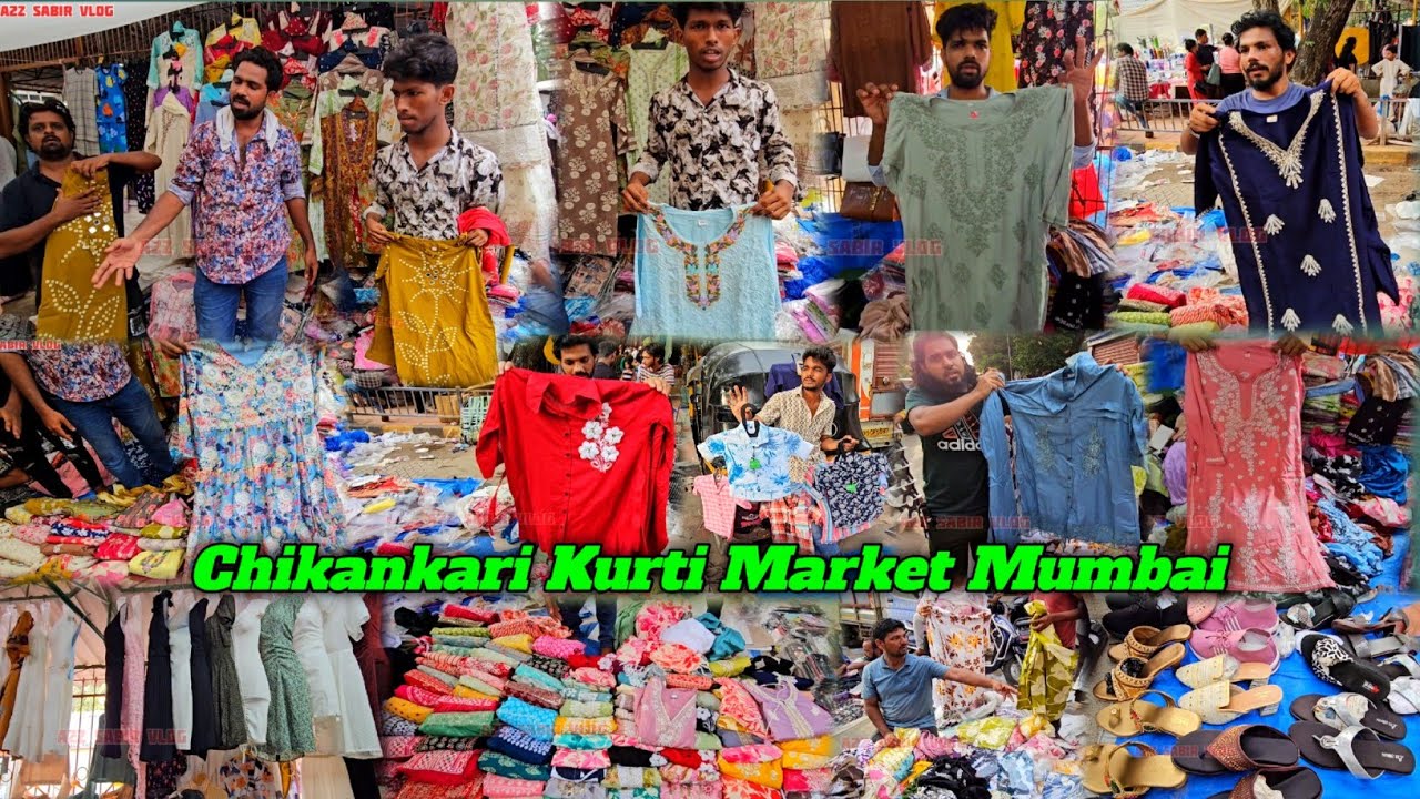 Millat Nagar Market Andheri West🛍 | Chikankari Kurti Haul👗| Mumbai Wholesale Market for Clothes 🛒