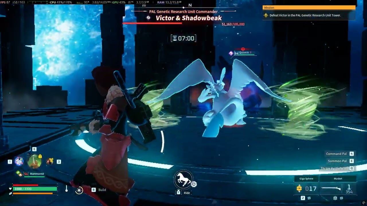 Palworld: Victor and Shadowbeak boss fight
