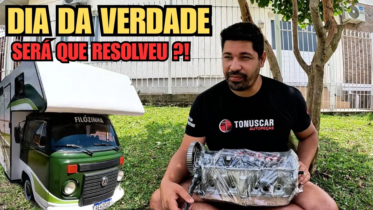 TEMP 2 EP 11 - MONTAMOS O CABEÇOTE DA KOMBI E NÃO ACREDITAMOS NO QUE ACONTECEU... 😰