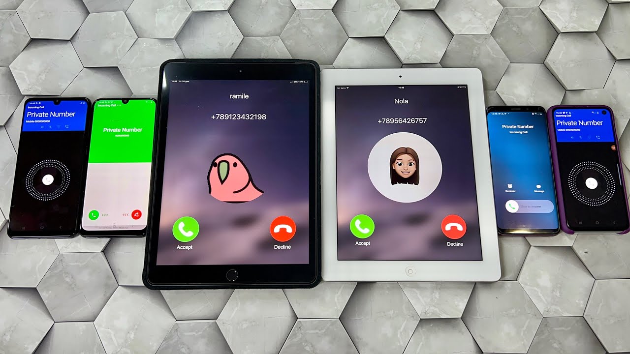 Fake Calls Ipad 8 2021 & iPad 2 android Samsung Galaxy S10 S9 A51 A71 some time