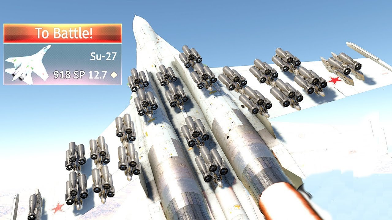 IT RAINING BOMBS 💥💥💥  SU-27 CAS