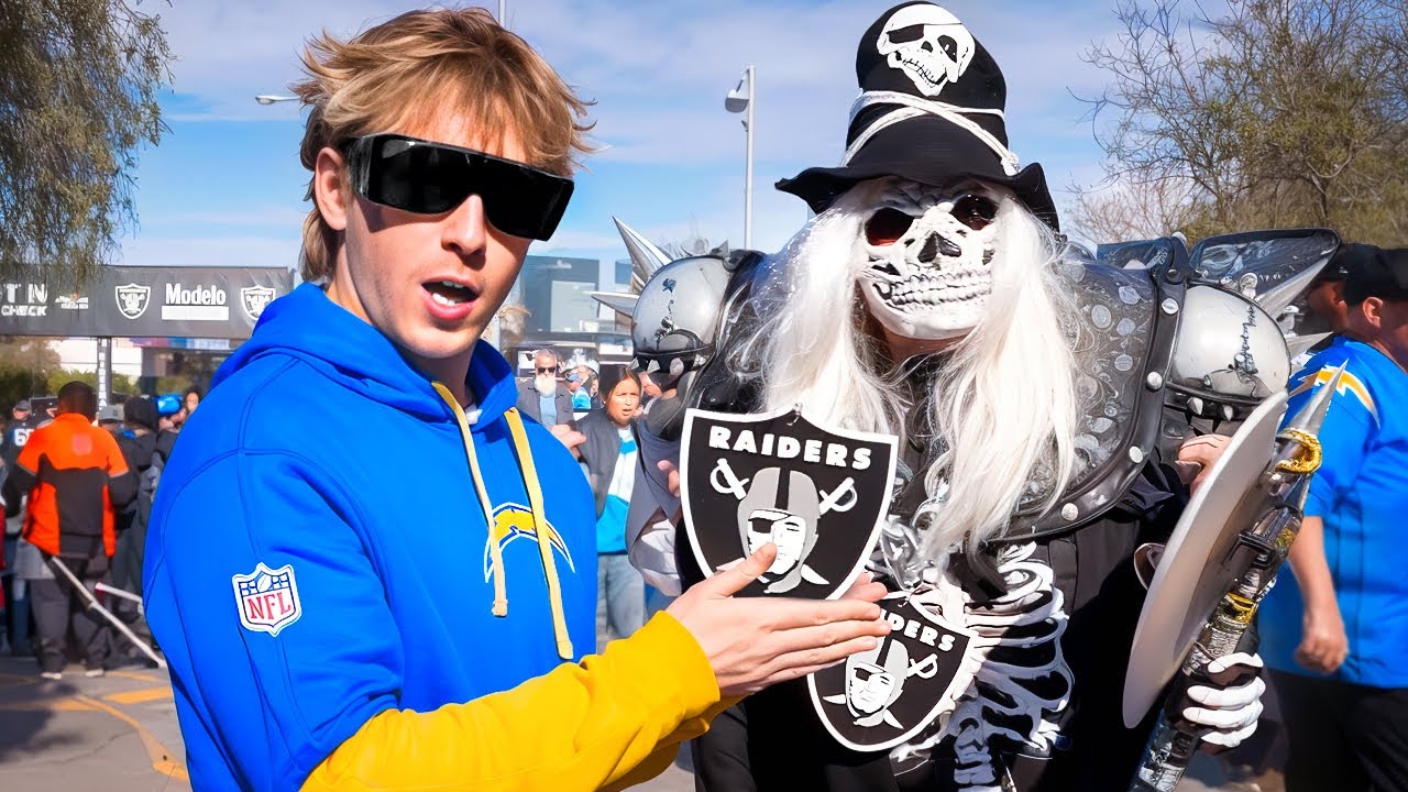 Chargers Fan Trolls Raiders!