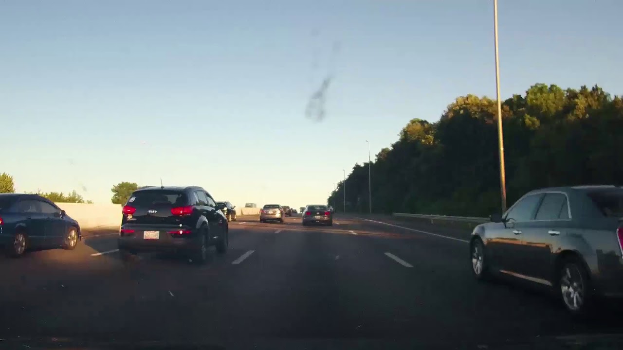Driving from Downtown Nashville to Chattanooga, Tennessee on I24