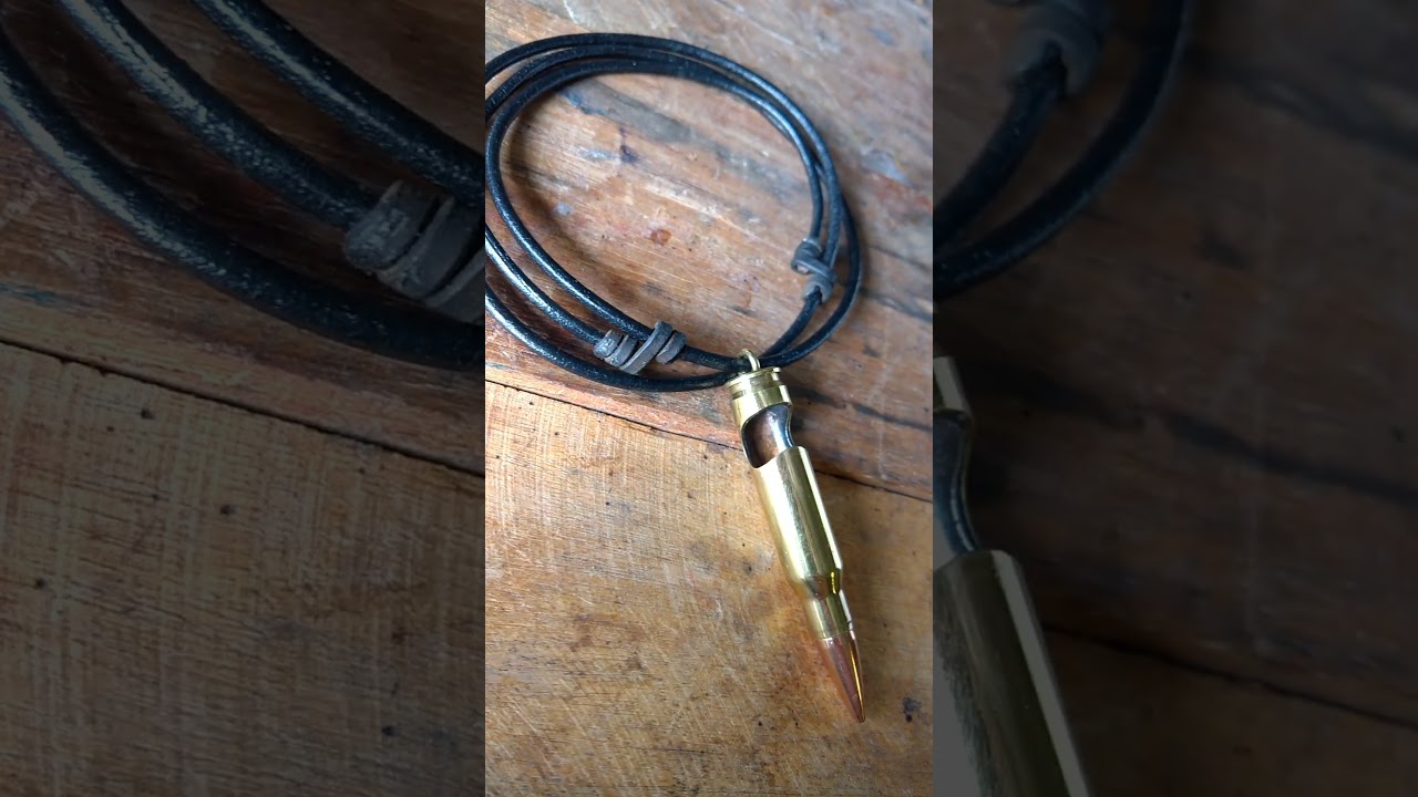 308 bullet bottle opener necklace 