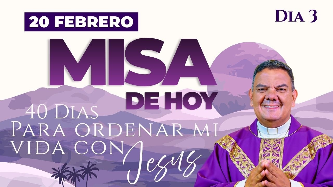 EN VIVO🔴Santa Misa y Rosario de Hoy Viernes 20 de Febrero I 7 PM l PadreOscarDeLaVega
