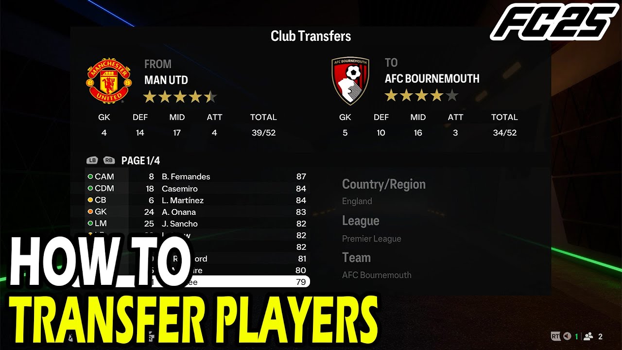 How to Transfer Players in EA FC 25
