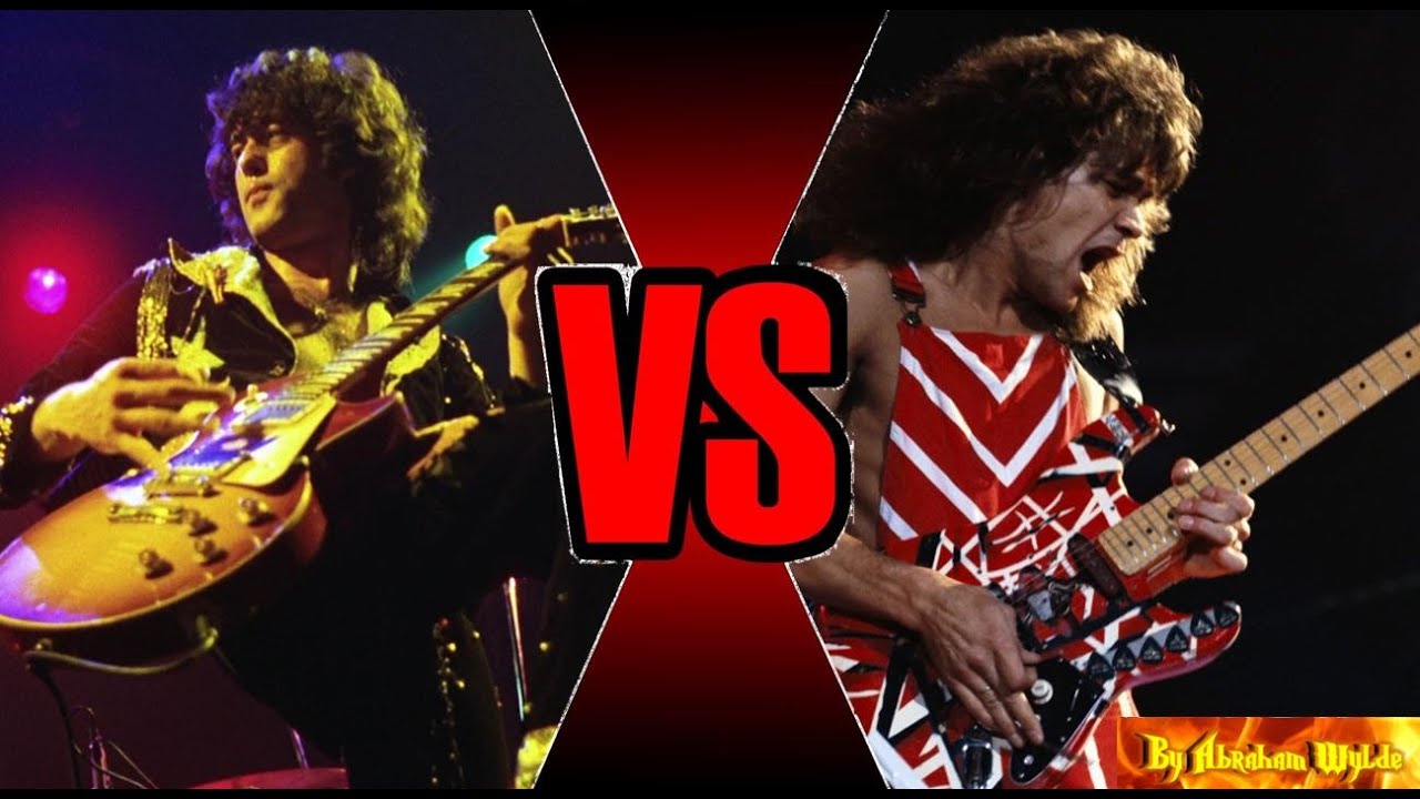 Jimmy Page vs Eddie Van Halen (RIP)
