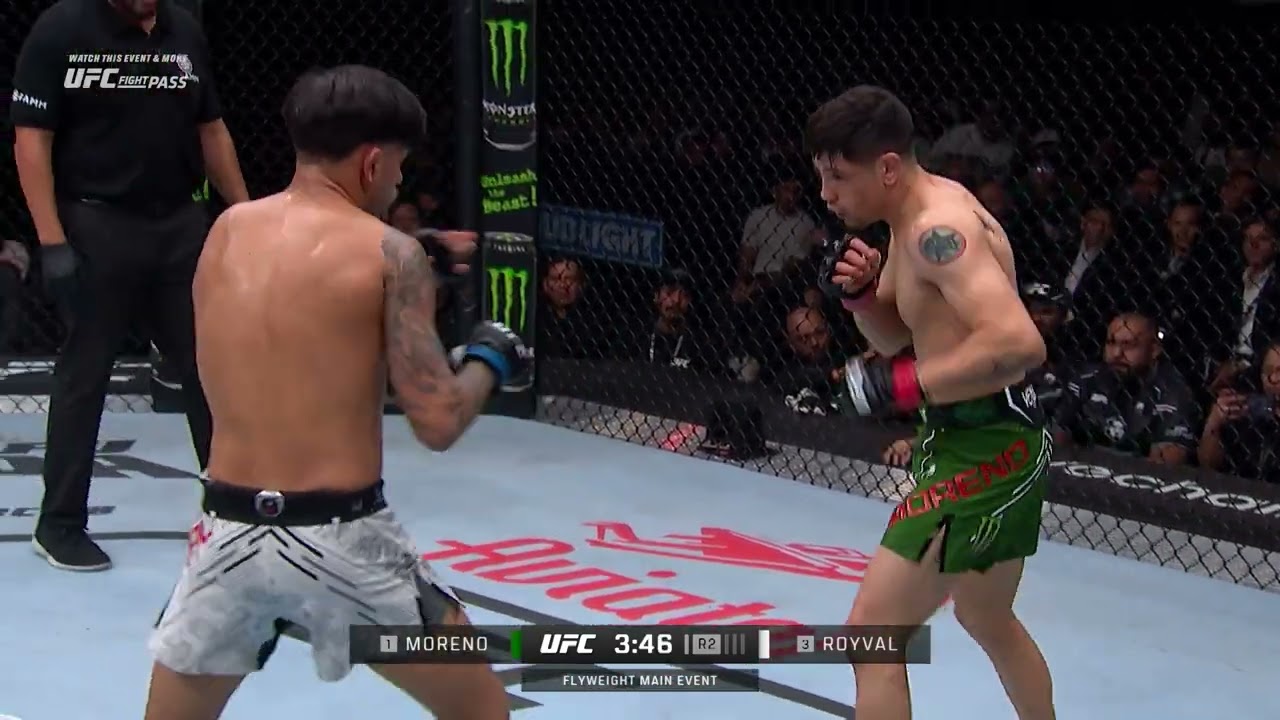 Pelea Completa:  Brandon Moreno vs Royval 2