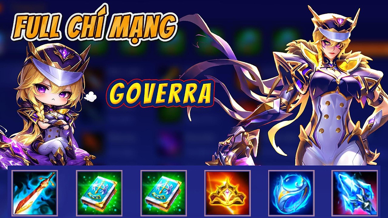 BUILD ĐỒ GOVERRA ĐI MID SIÊU CẤP CẮN TRỤ 3S 1 TRỤ 2060-  InuYashaYK   #lienquan #goverra