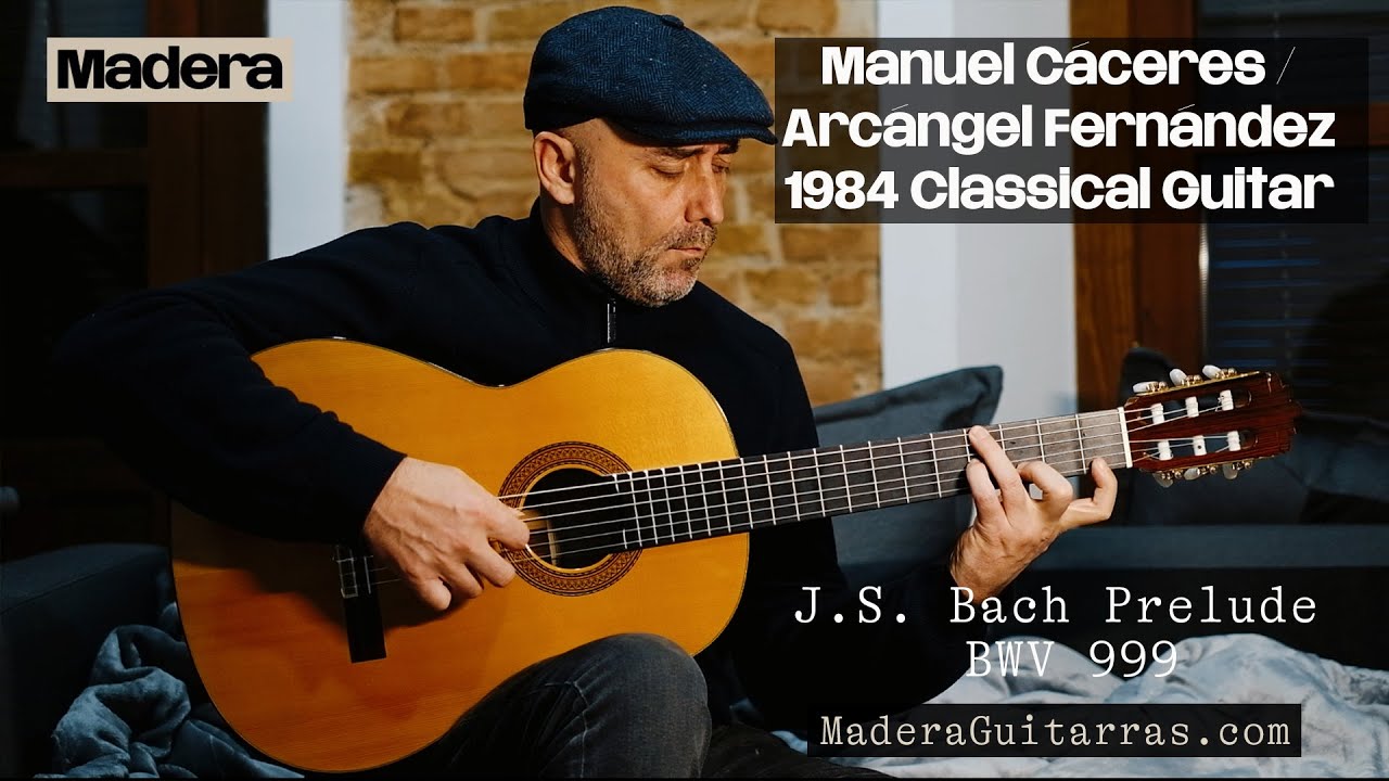 Manuel Cáceres / Arcángel Fernández 1984 Guitar available at MaderaGuitarras.com