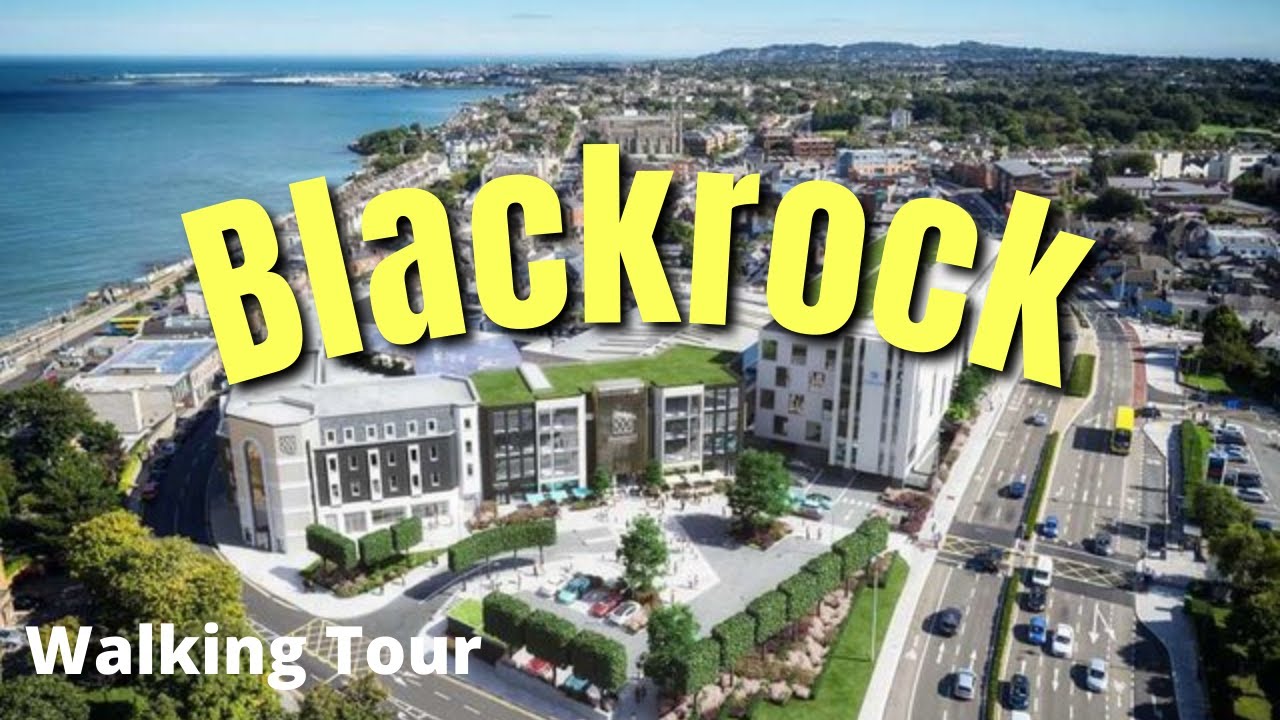 Blackrock Village, Dublin Ireland [4k] Walking Tour, Summer time Blackrock Town, Shopping & Park.