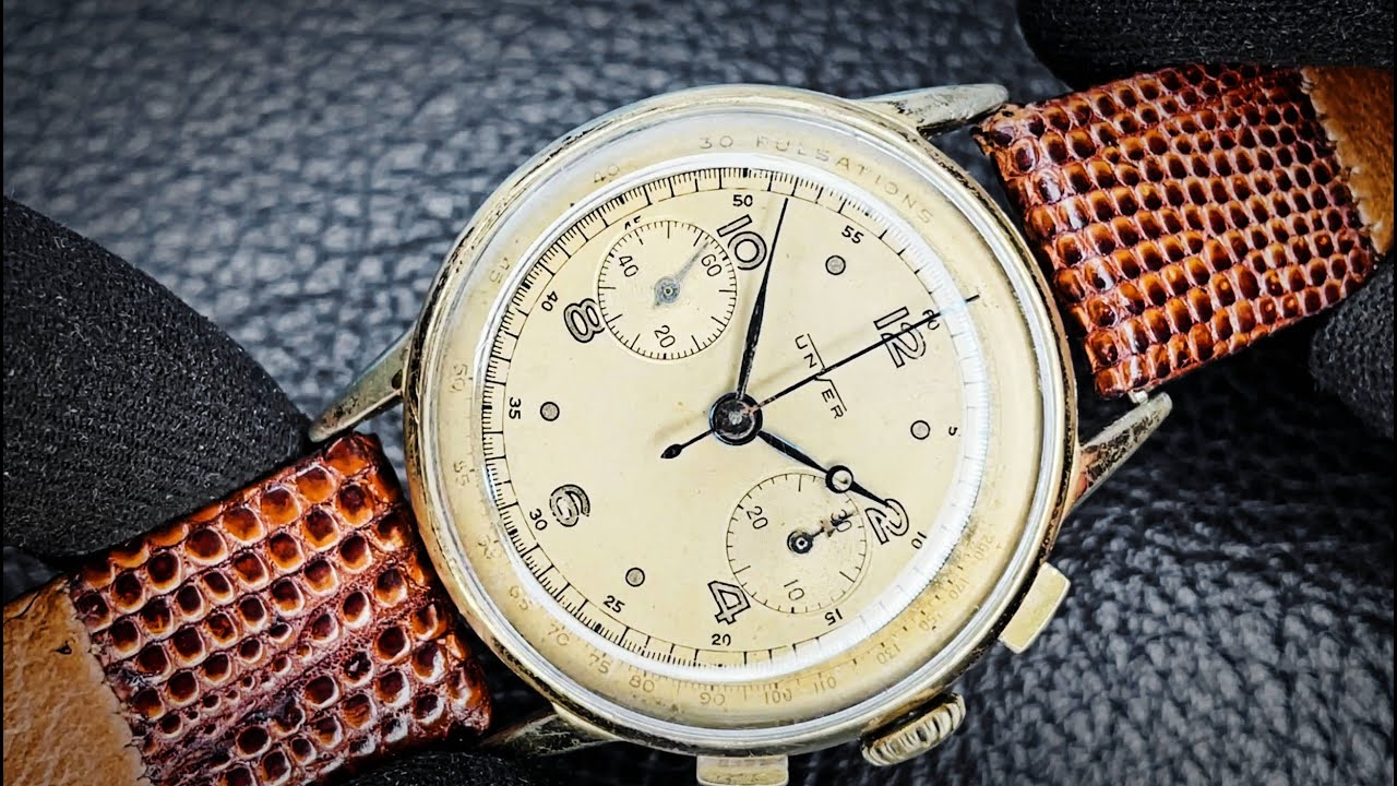 Restoration of A $60 USD Chronograph Watch Part To A Perfect Watch - Landeron Cal. 48