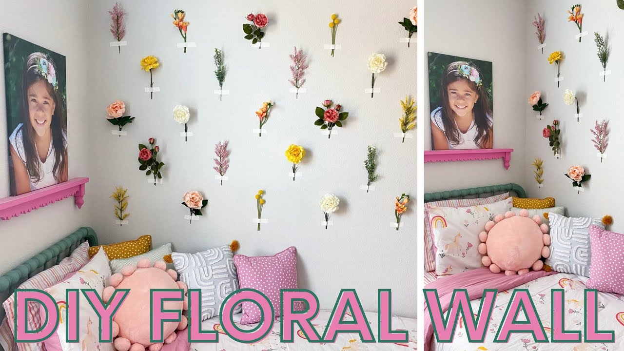 DIY Floral Wall | Flower Wall | Flower Backdrop