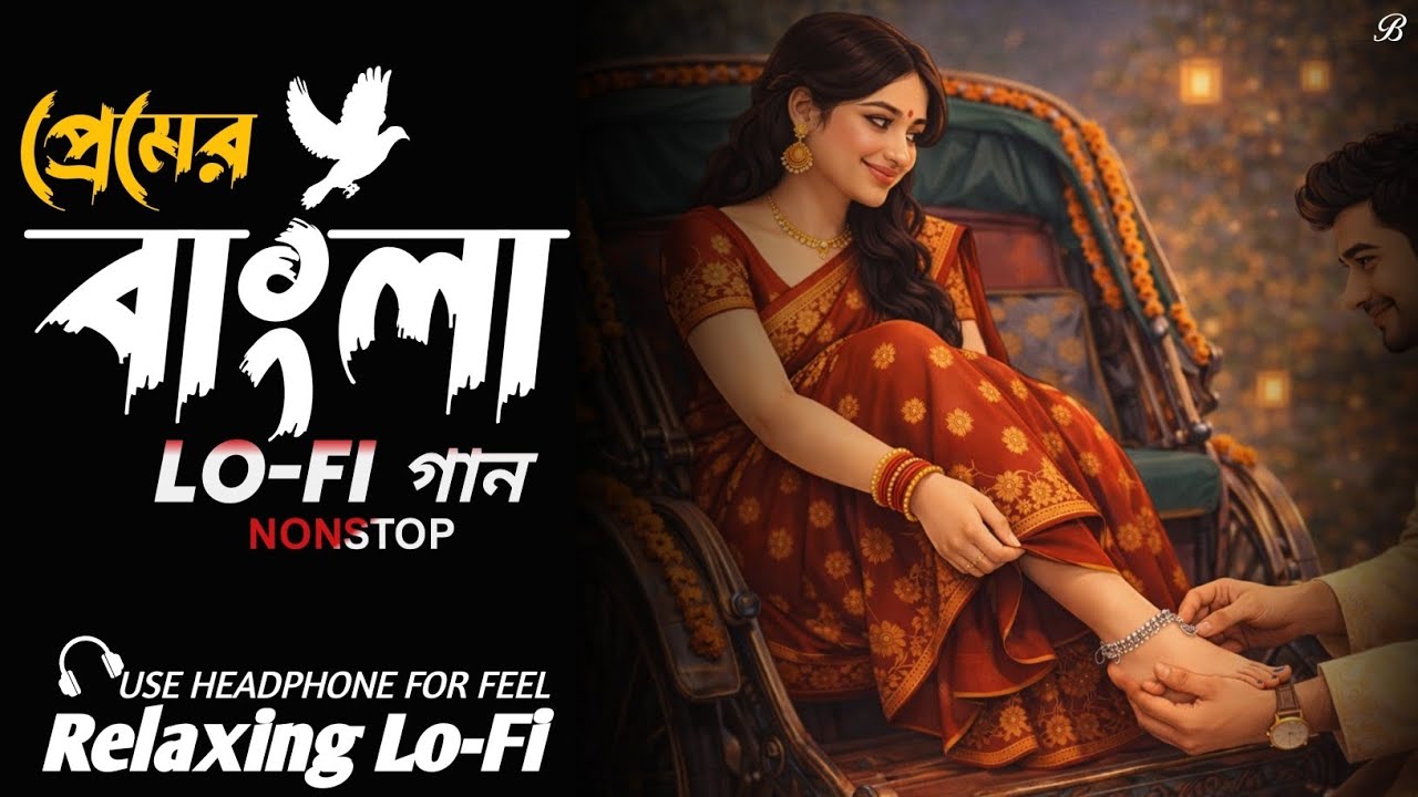 প্রেমের Nonstop বাংলা Lofi গান ❤️ | Relaxing Lo-Fi | Romantic Bengali Lofi Jukebox 2026