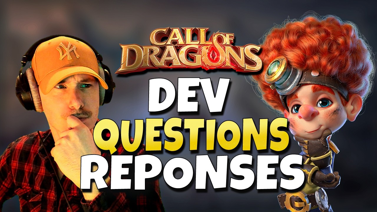 🎙️ Session Questions / Réponses avec les Développeurs – Call of Dragons 🎙️