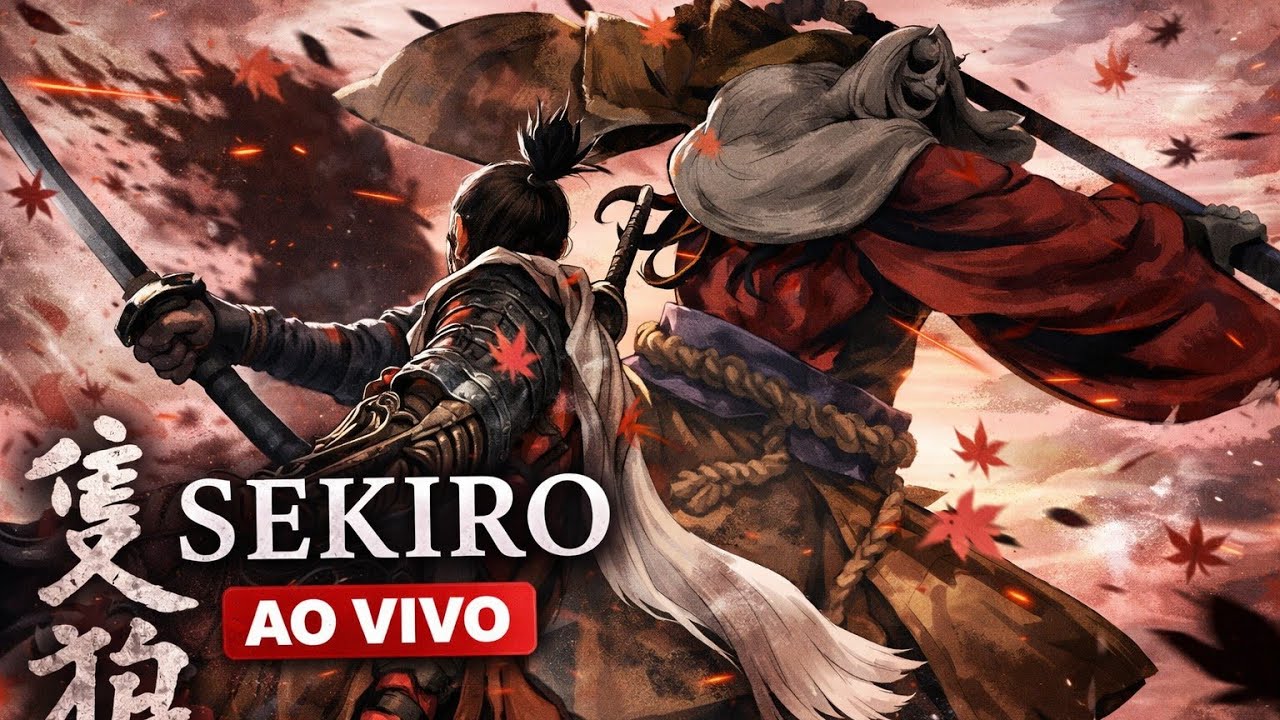 SEKIRO AO VIVO – Tentando Virar Ninja de Verdade