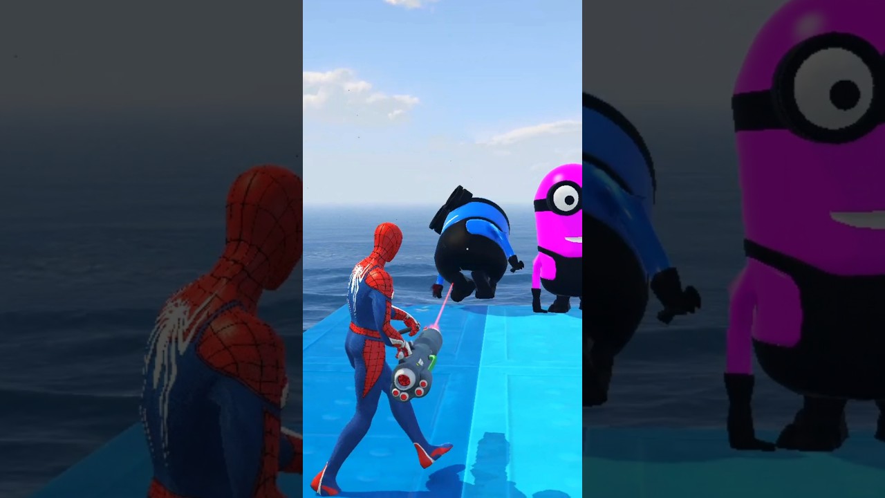 GTA 5 Epic Water Ragdolls | Spider-Man Jumps / Fails ep.15 