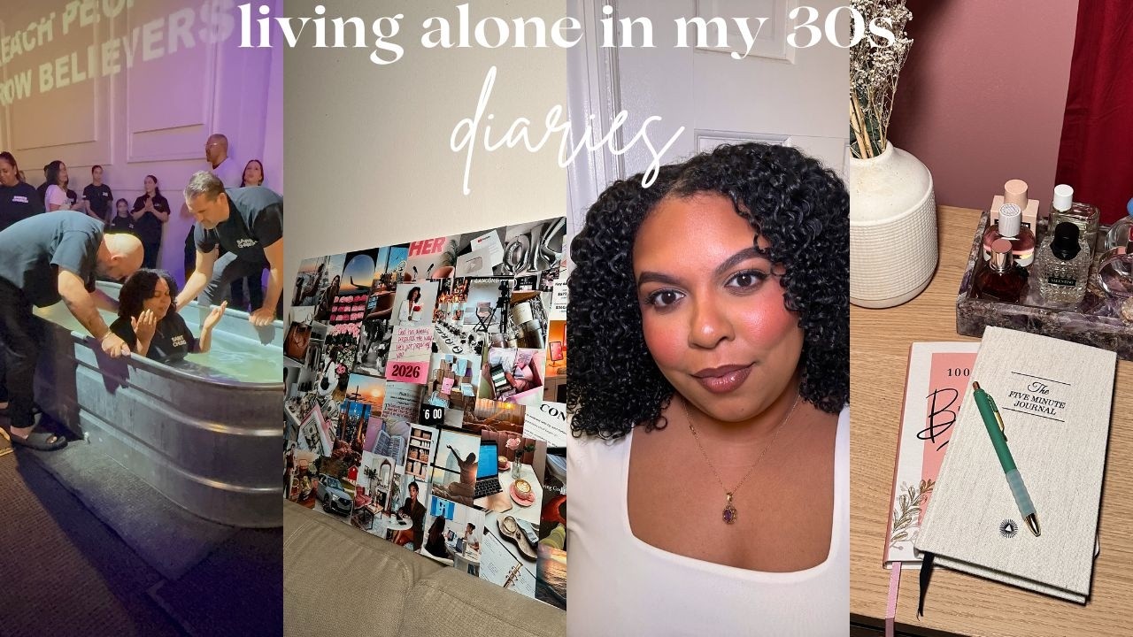 Living Alone in my 30s Diaries✨Fresh Start After Loss, New Habits & 2026 Vision Board