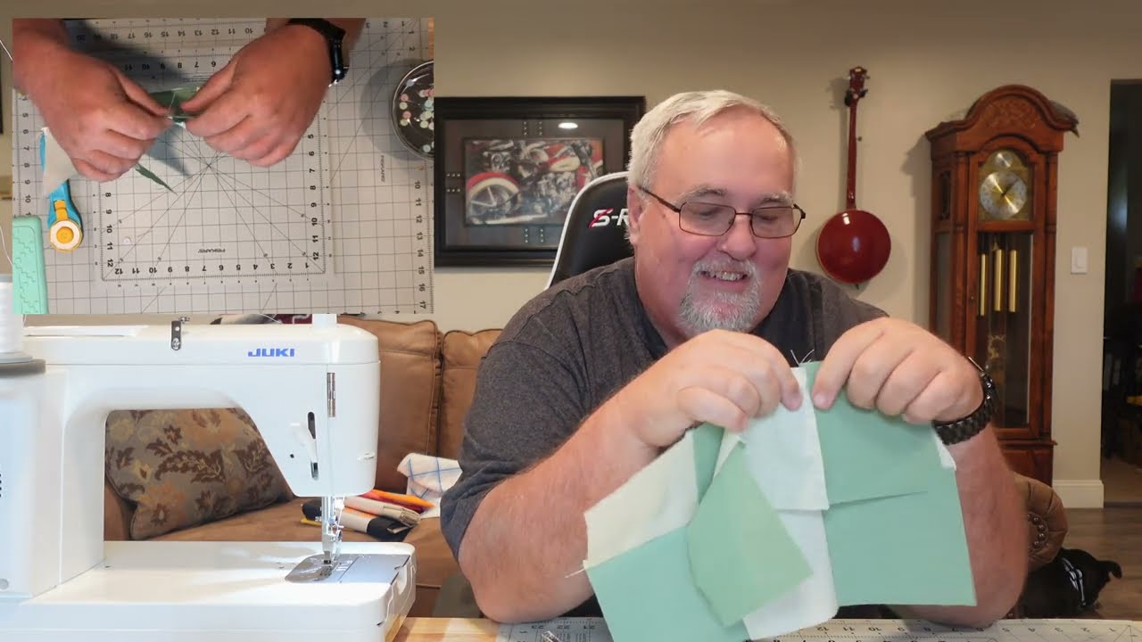 Can a Retired Guy Find Happiness in a 9-Patch Quilt Block? ✂️