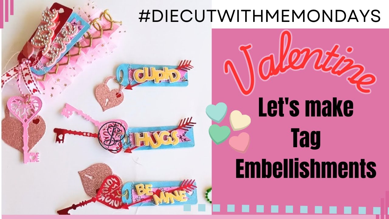 Layered Tag Embellishments! #diecutwithmemondays