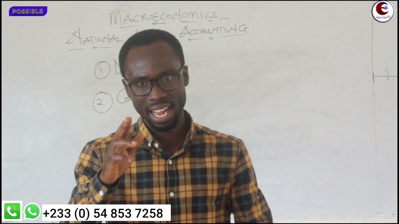 LESSON 7: National income accounting (INTRODUCTION)