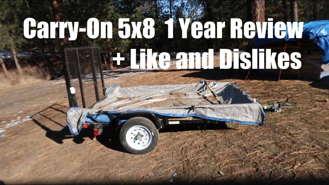 Carry-On 5x8 Utility Trailer 1 Year Review