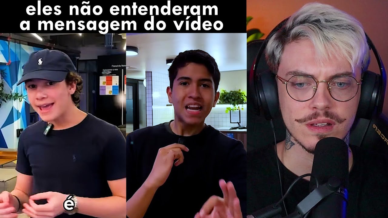 os coachs mirins se OFENDERAM com o vídeo do FELCA