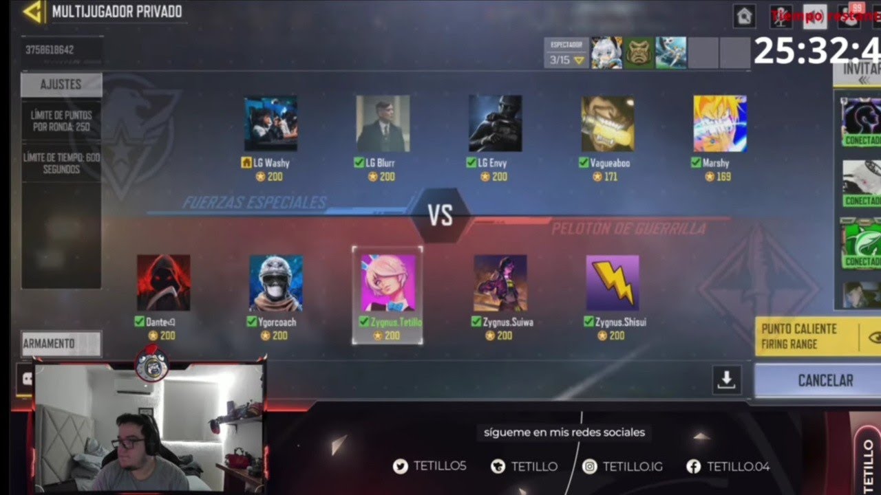 PARTIDA VS SEMINAL (ZYGNUS VS SEMINAL CALL OF DUTY MOBILE) !! - COD MOBILE | TETILLO CODM