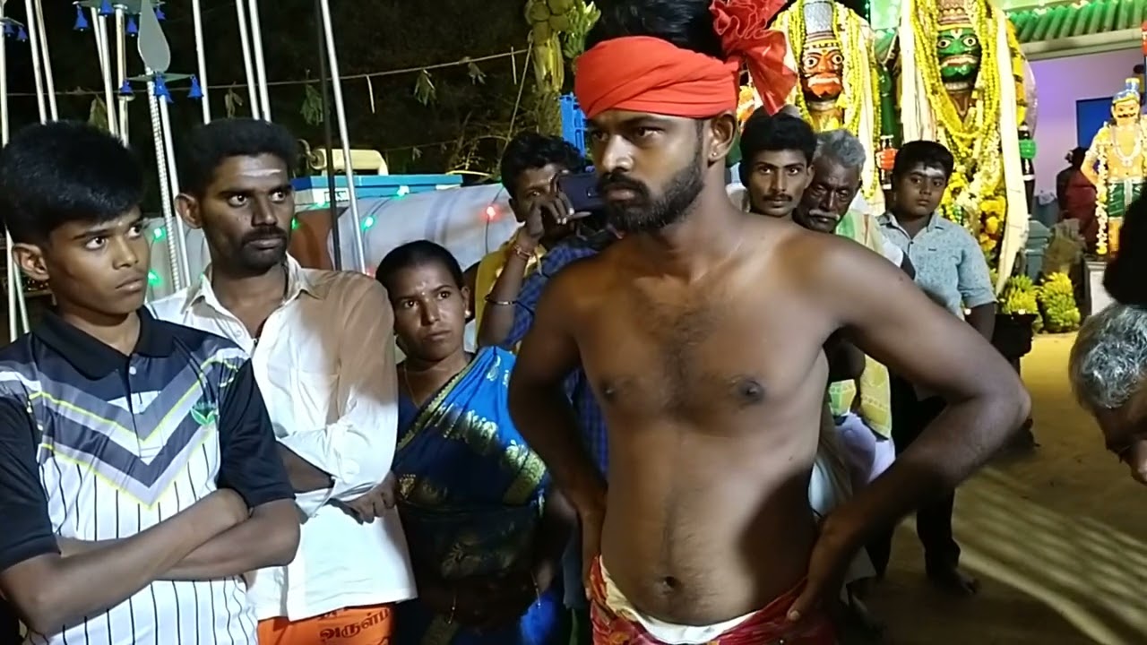 கெடாரை பெரிய கருப்பராயன் கோயில் ஒரம்பரை சாமியாட்டம்
