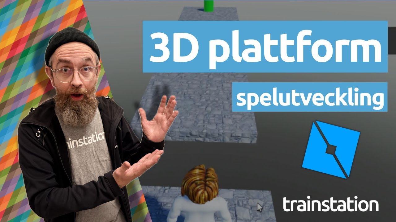 Trainstation – Bygg ett 3D-plattformsspel i Roblox Studio