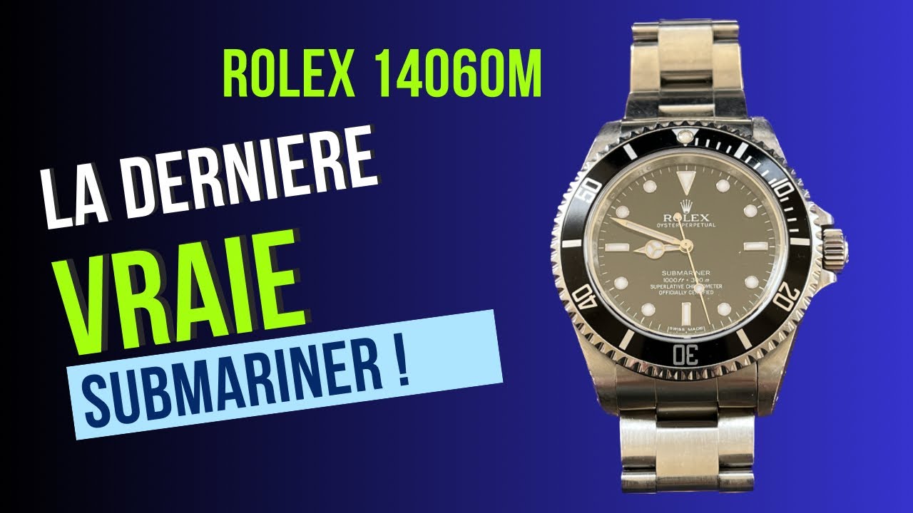 Rolex submariner 14060M: revue + Comment mon pote l’a eu chez un A.D😱??!!