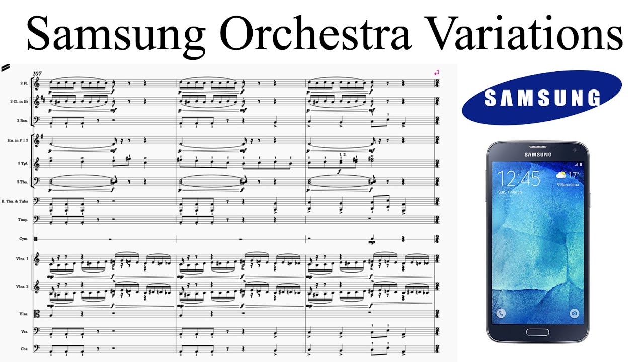 Samsung Variations for Orchestra (musescore 4)