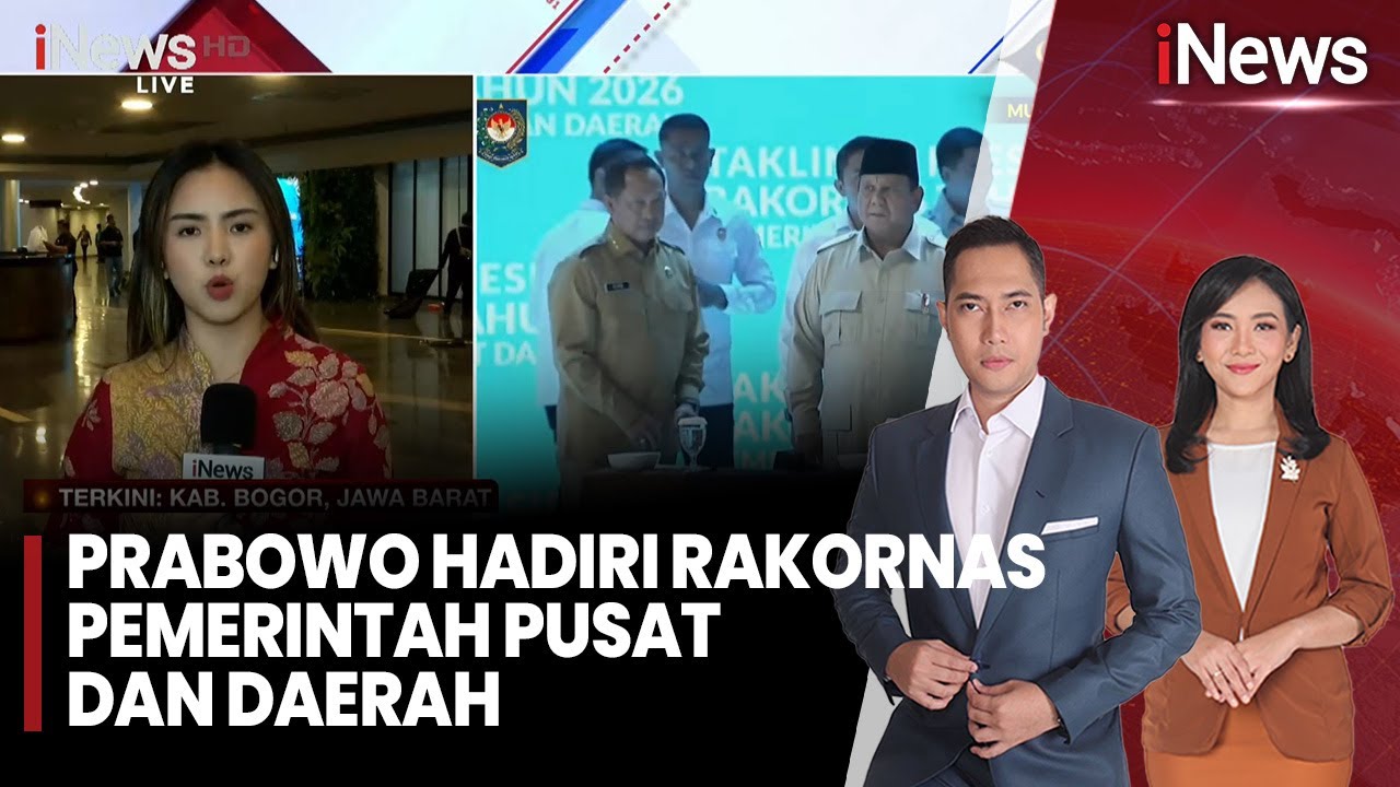 Prabowo Hadiri Rakornas Pemerintah Pusat dan Daerah, Dihadiri 4.487 Peserta |iNews Sore (02/02)