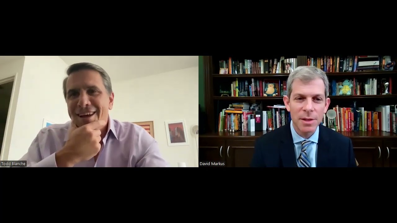 Todd Blanche for Former President Trump on For the Defense Podcast with David Oscar Markus