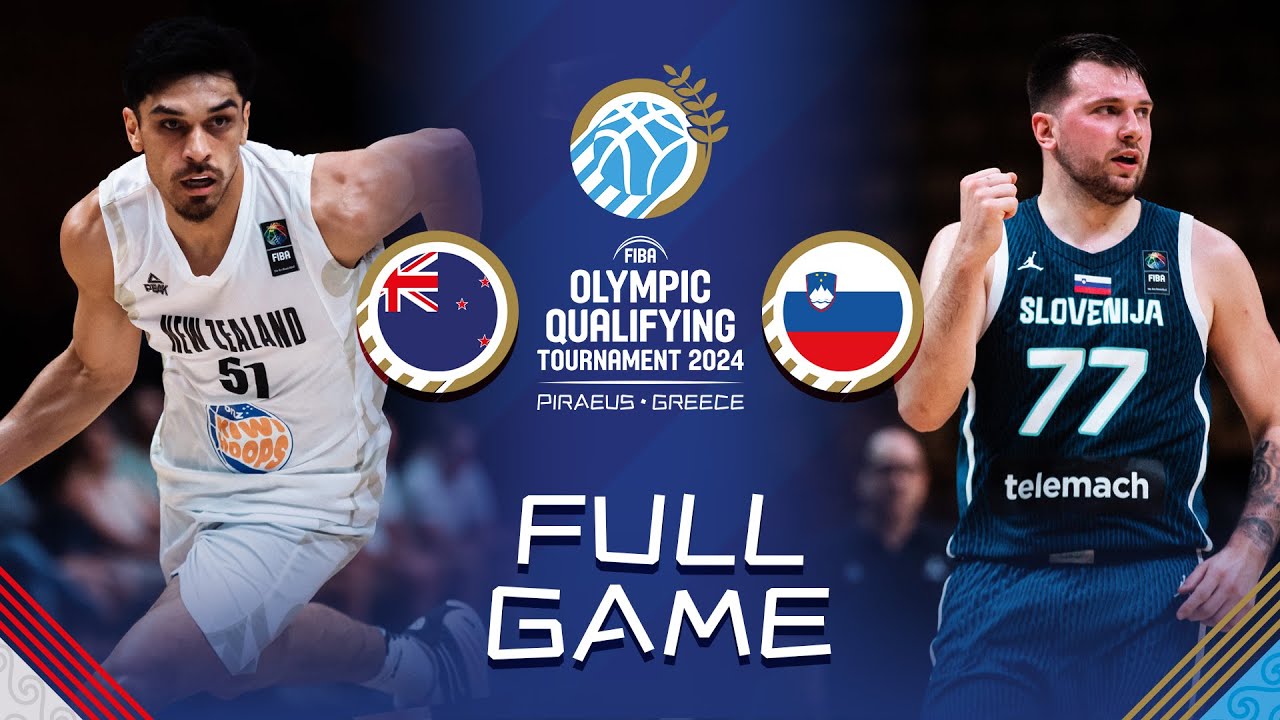 New Zealand v Slovenia | Full Basketball Game | FIBA Olympic Qualifying Tournament 2024 - Greece