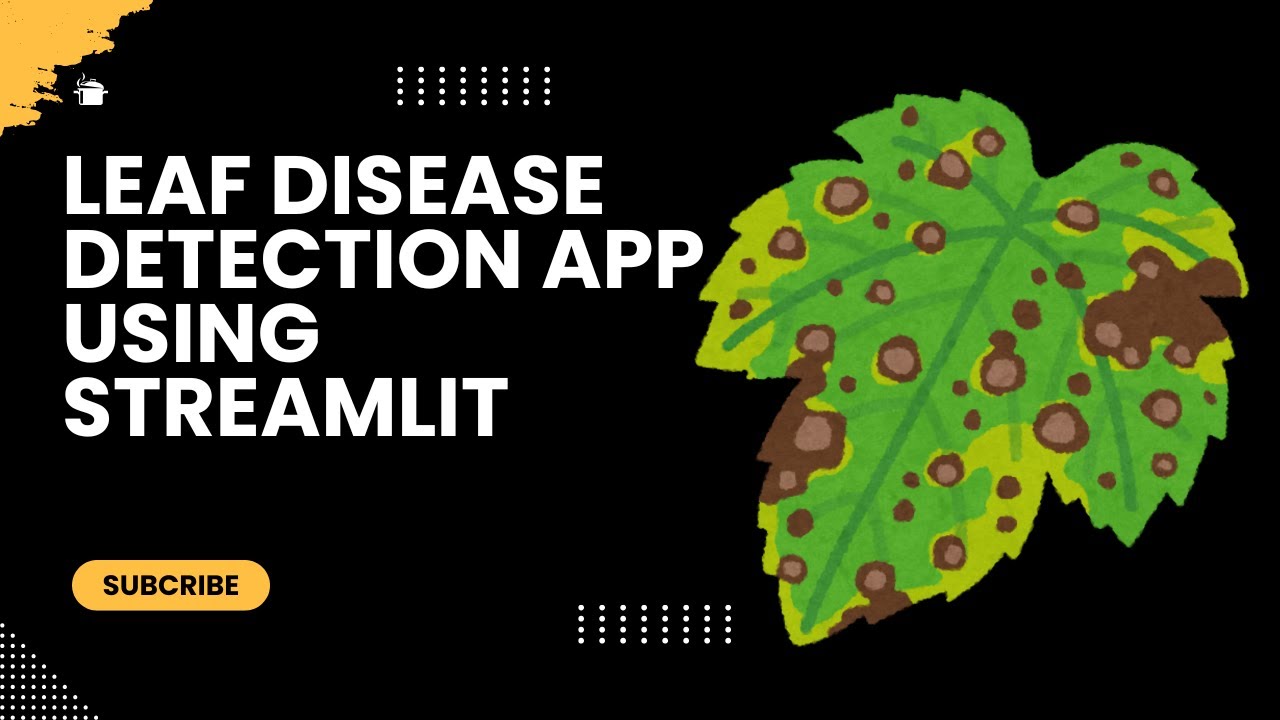 Leaf Disease Detection App Using Streamlit  | AI in Agriculture