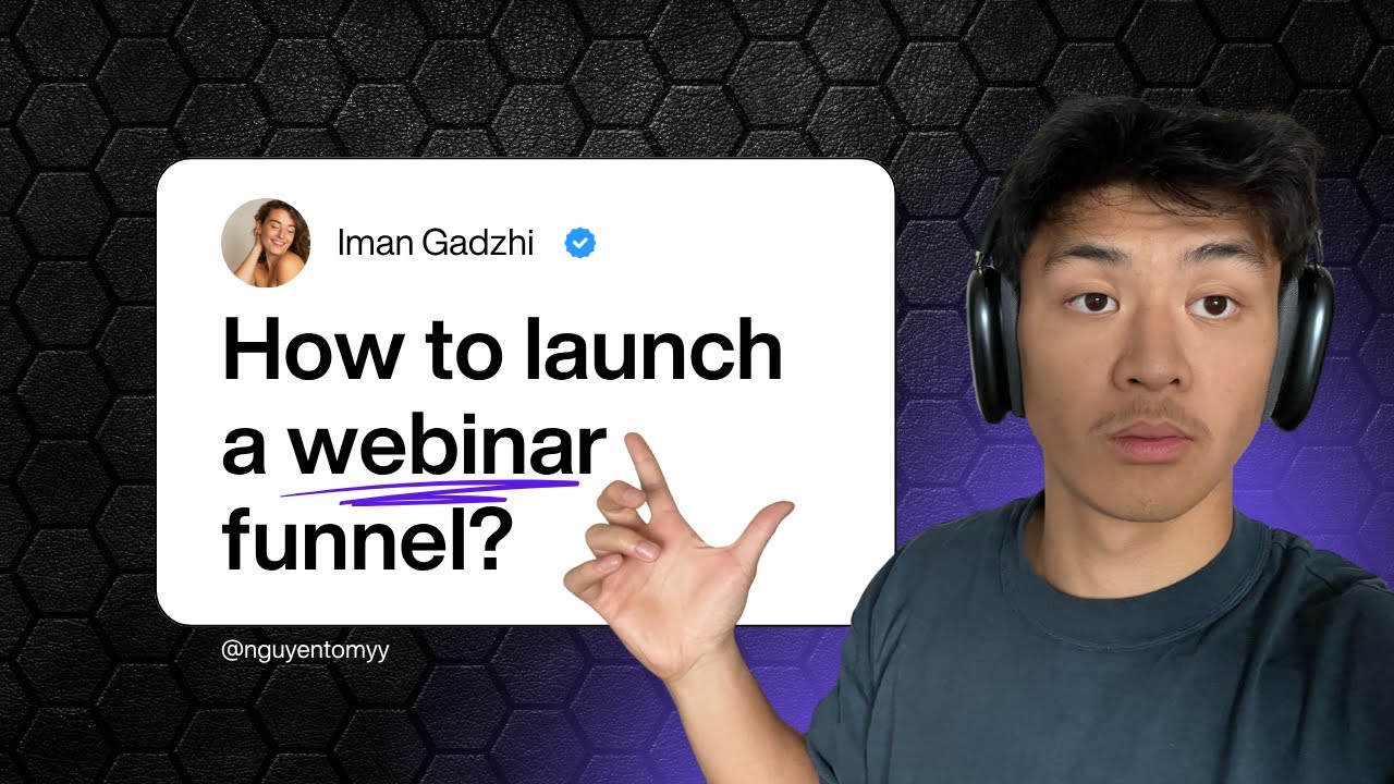 everything you need to run a $100k/mo webinar funnel from scratch