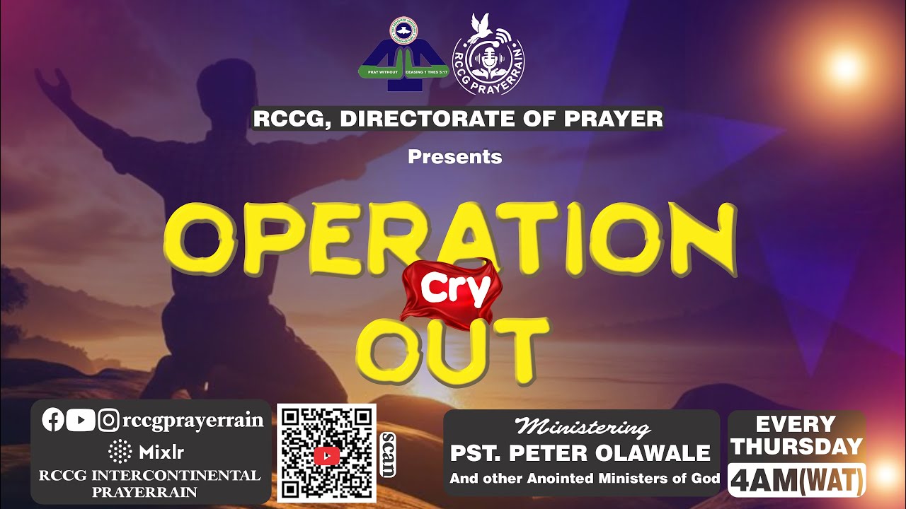 OPERATION CRY OUT || PRAYERRAIN LIVE || 22ND JANUARY,2026