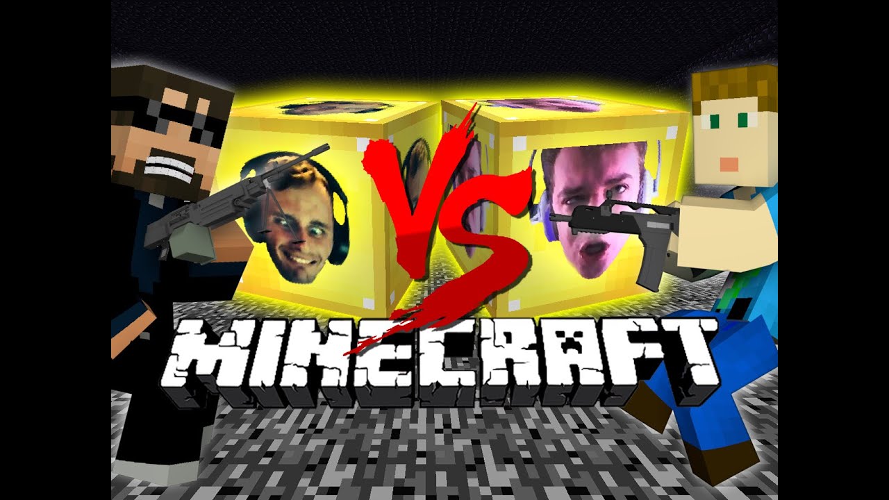 Minecraft: FACES LUCKY BLOCK CHALLENGE | Quick scope Battle!