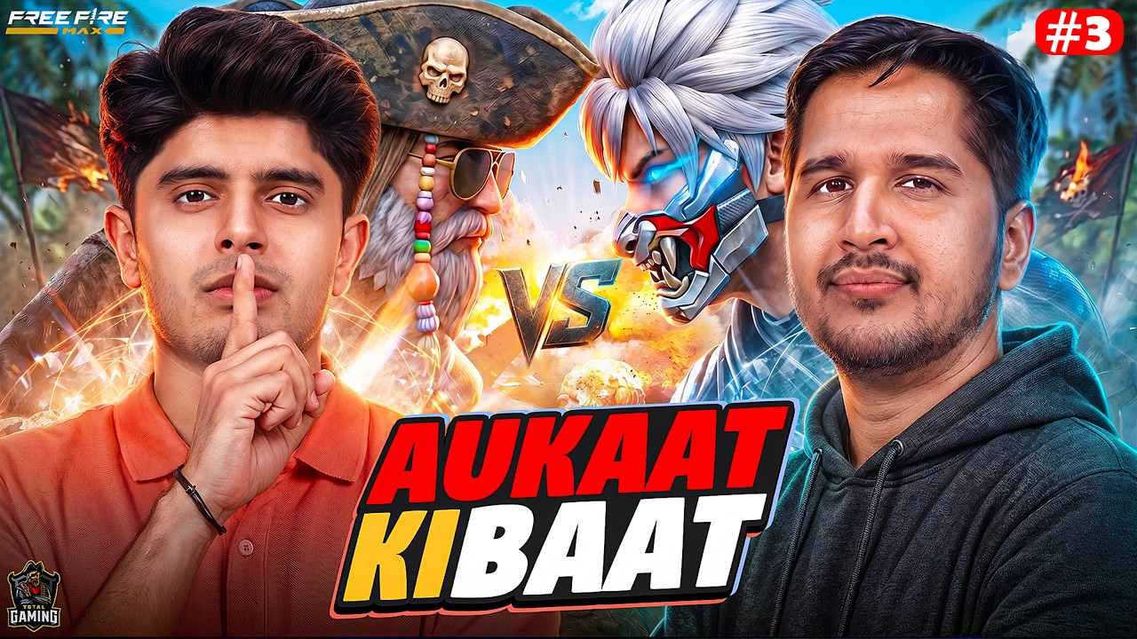 AFTER 6 YEARS😤 AJJUBHAI VS AMITBHAI FREE FIRE GAMEPLAY | TALKING STATUS #3