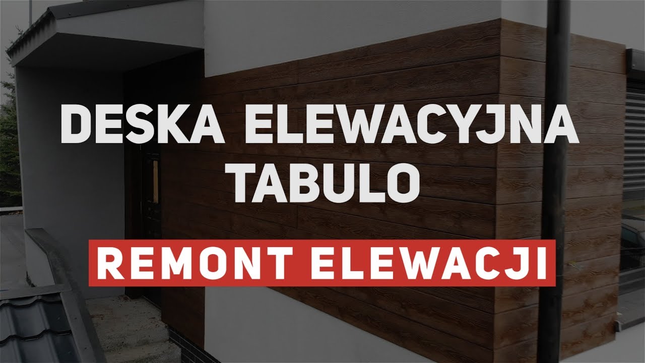 Układanie deski elewacyjnej Tabulo - remont elewacji #5