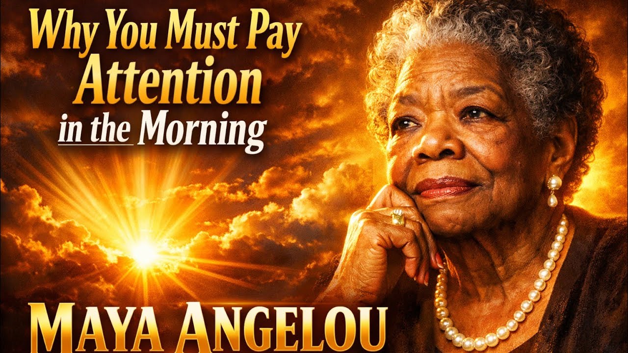 Why You Must Pay Attention in the Morning | MAYA ANGELOU | Motivational Speech