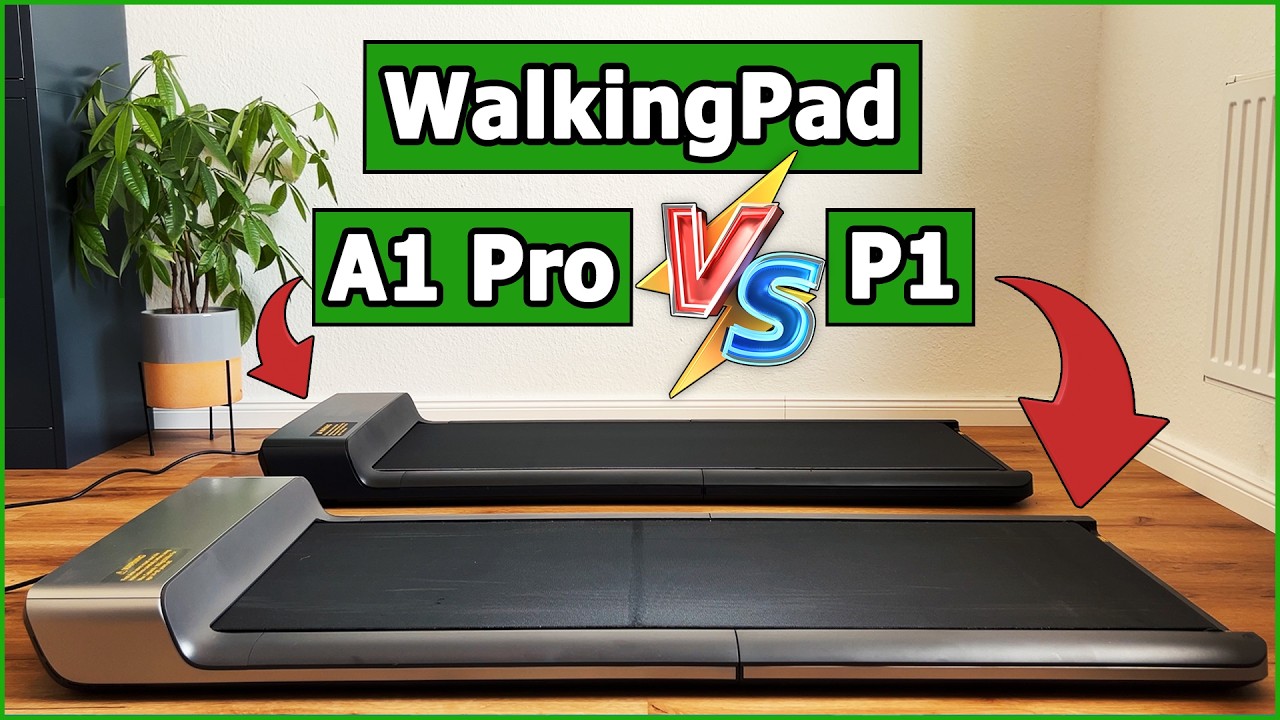 Which walking pad under desk to buy? 🏃 WalkingPad P1 vs. A1 Pro in comparison [UK + US]