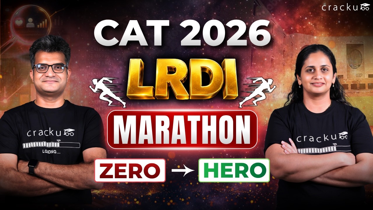CAT 2026 LRDI Marathon: From Zero to Hero 🔴 Live with Maruti Sir & Sayali Ma'am