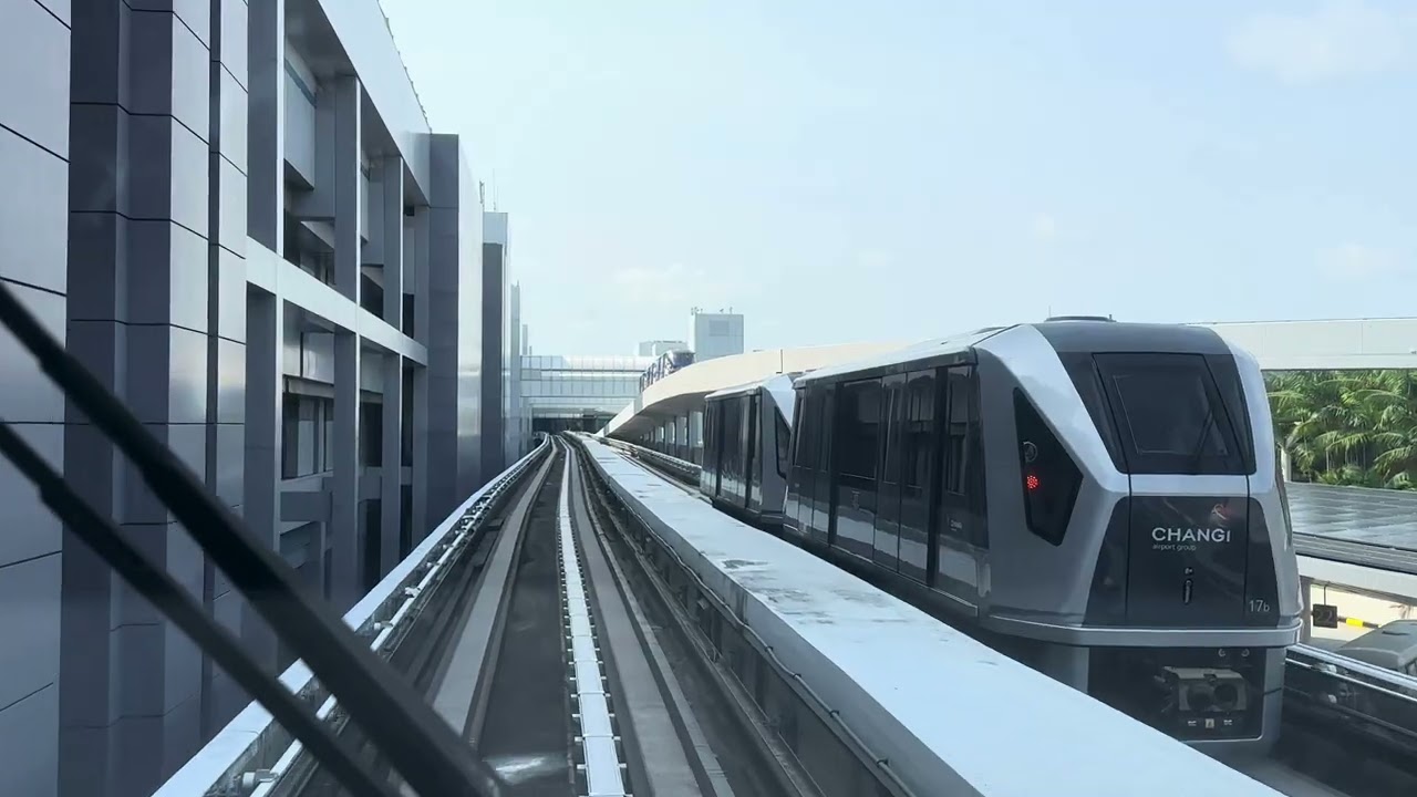 Changi Skytrain T1 To T2