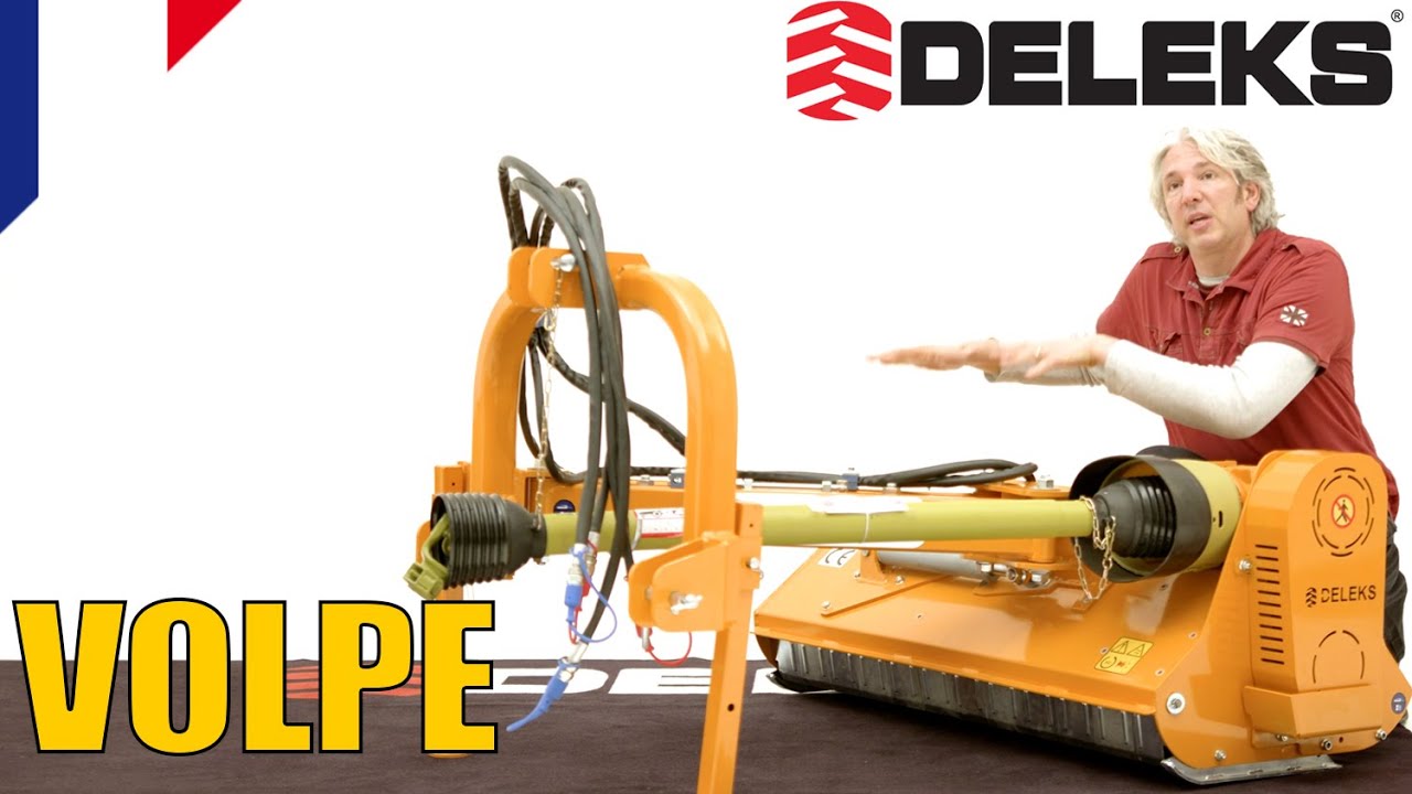 Présentation par @Edd China : Broyeur d'accotement polyvalent à marteaux DELEKS® VOLPE pour tracteur